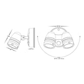 Havit Lighting Lighting Focus LED Spot Light 2Lt Adjustable in Black or White Havit Lighting - HV3793T Lights-For-You